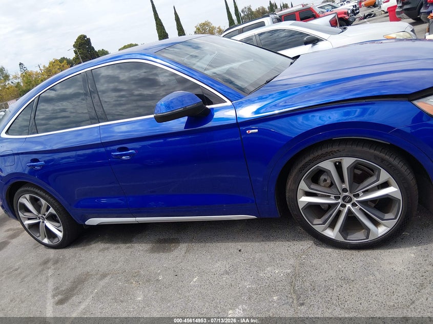 2021 Audi Q5 Sportback Premium Plus 45 Tfsi Quattro S Tronic VIN: WA15AAFY2M2074773 Lot: 45614953