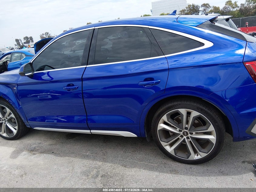 2021 Audi Q5 Sportback Premium Plus 45 Tfsi Quattro S Tronic VIN: WA15AAFY2M2074773 Lot: 45614953