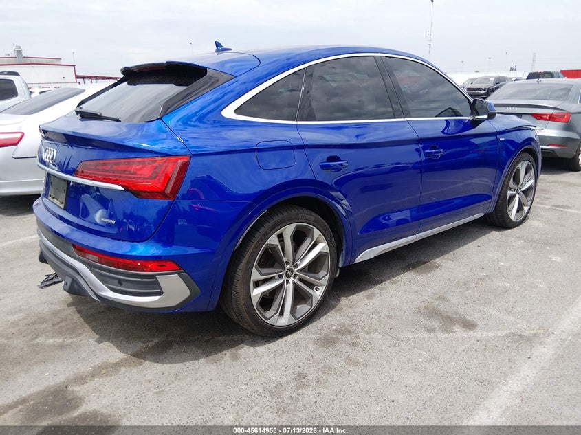 Vin: wa15aafy2m2074773, lot: 46113403, audi q5 sportback premium plus 45 tfsi quattro s tronic 20214