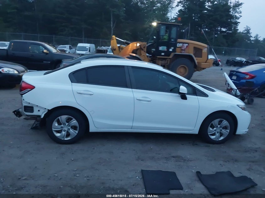 HONDA CIVIC 2013 VIN 2HGFB2F51DH596290