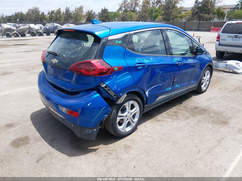 Vin: 1g1fw6s08h4136124, lot: 46113483, chevrolet bolt ev lt 20174