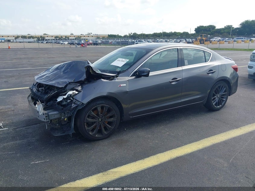 2019 Acura ILX, Удар спереду, IAAI, VIN 19UDE2F80KA007637 — фото 2
