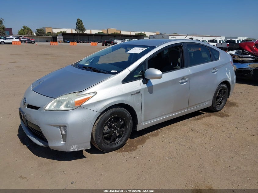 2012 Toyota Prius, Удар ззаду, IAAI, VIN JTDKN3DU1C5411312 — фото 2