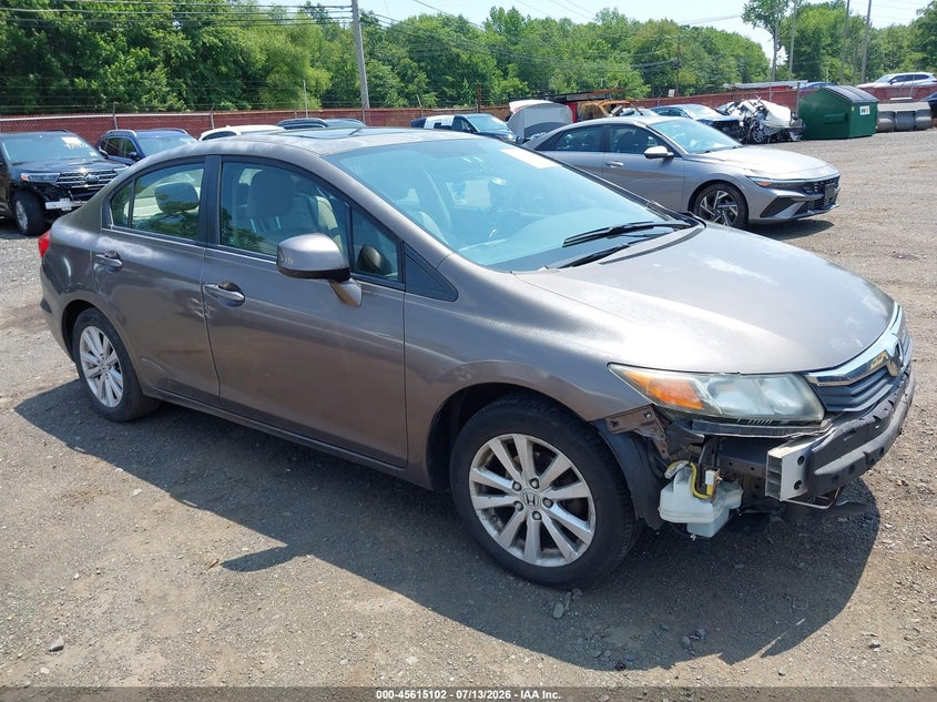 2012 Honda Civic Ex-L VIN: 2HGFB2F92CH543955 Lot: 45615102
