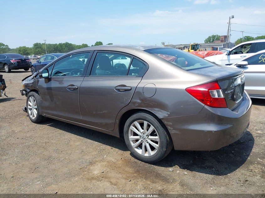 2012 Honda Civic Ex-L VIN: 2HGFB2F92CH543955 Lot: 45615102
