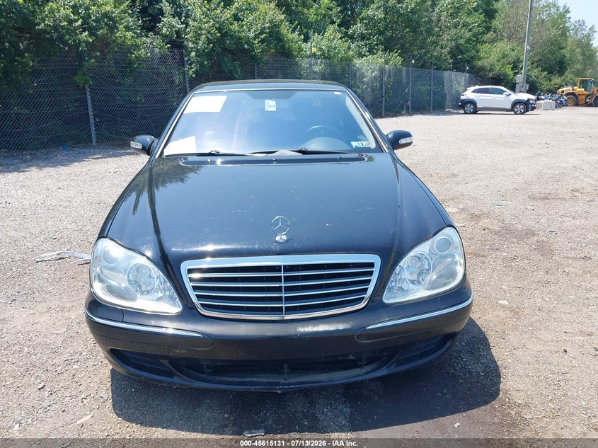2005 Mercedes-Benz S 500 4Matic VIN: WDBNG84J55A458572 Lot: 45615131