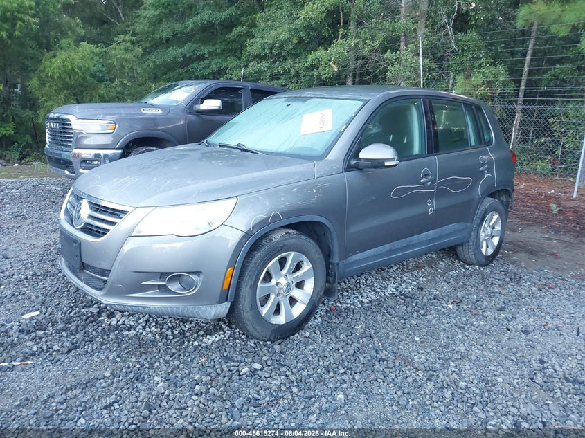 Vin: wvgav7ax4aw516222, lot: 46113724, volkswagen tiguan s 20102