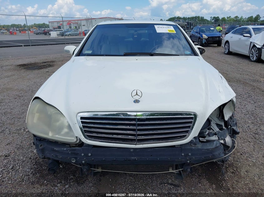 2002 Mercedes-Benz S 430 VIN: WDBNG70J82A297730 Lot: 45615287