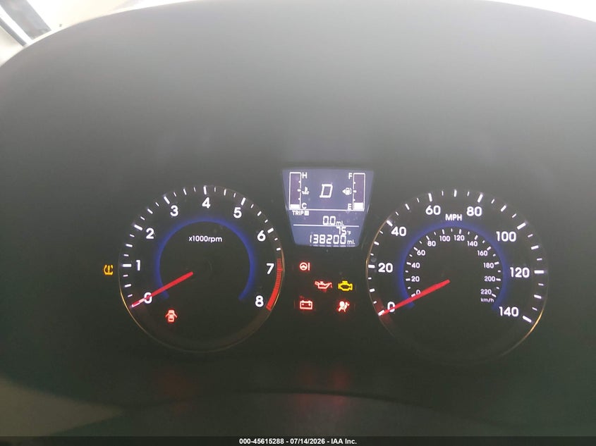 2015 Hyundai Accent Gls VIN: KMHCT4AE0FU880216 Lot: 45615288