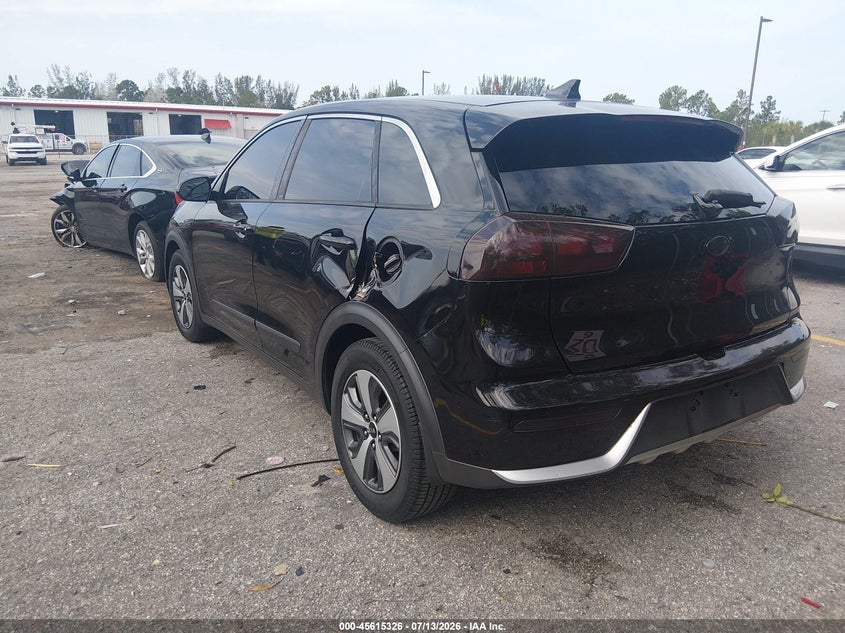 Vin: kndcb3lc5h5066511, lot: 46113776, kia niro fe 20173