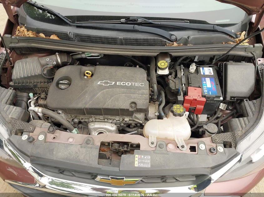 2019 Chevrolet Spark Ls Cvt VIN: KL8CB6SA1KC804902 Lot: 45615379