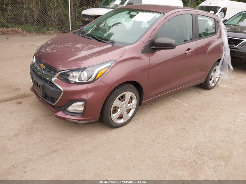 2019 Chevrolet Spark Ls Cvt VIN: KL8CB6SA1KC804902 Lot: 45615379