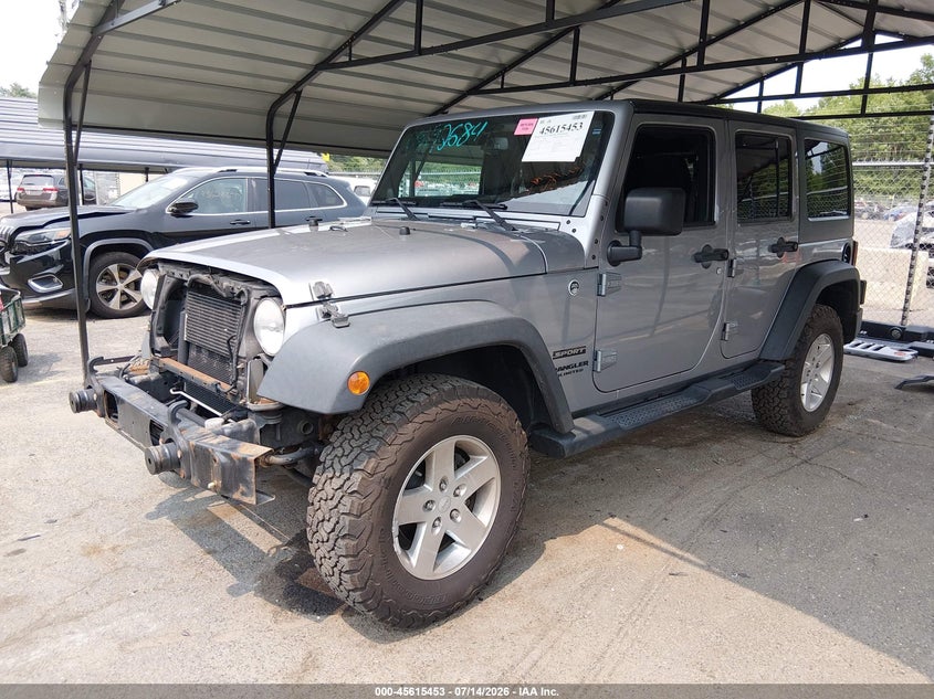 2013 Jeep Wrangler Unlimited Sport 1C4BJWDG1DL701604 photo 1