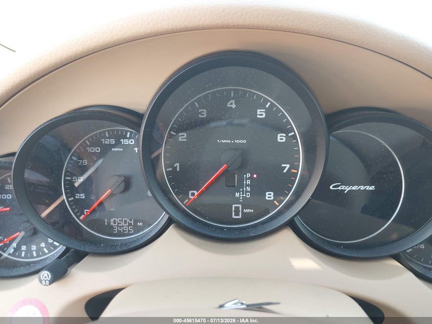 2013 Porsche Cayenne VIN: WP1AA2A25DLA19143 Lot: 45615470