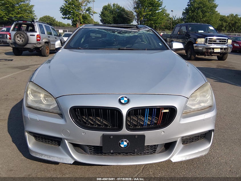 2014 BMW 650I Gran Coupe VIN: WBA6B2C5XED129724 Lot: 45615491