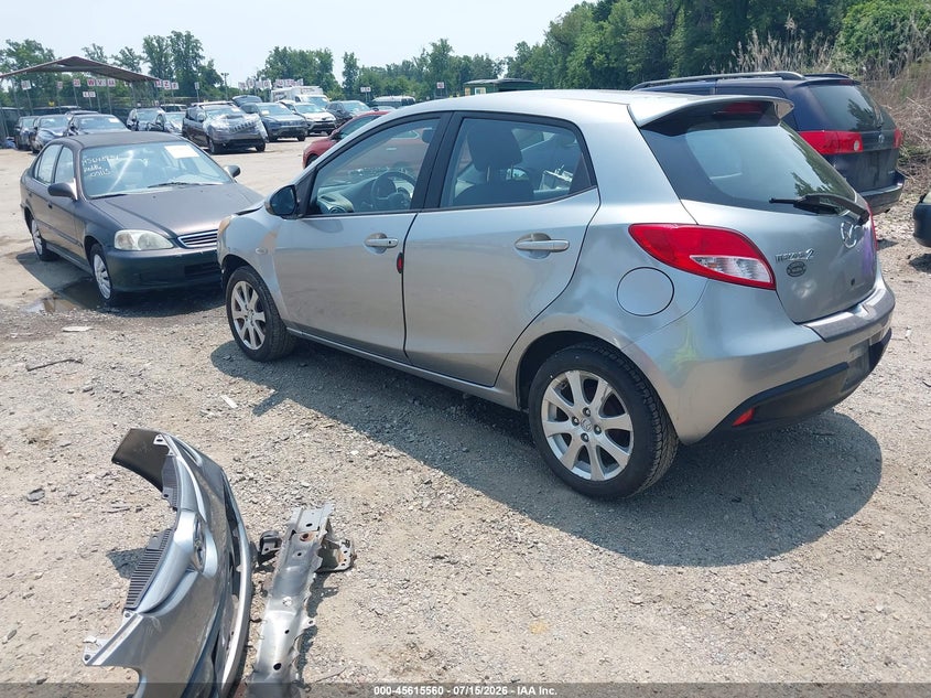 Vin: jm1de1hz6b0117662, lot: 46114010, mazda mazda2 touring 20113