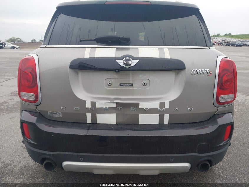 2017 Mini Countryman Cooper S VIN: WMZYT5C35H3D79359 Lot: 45615573