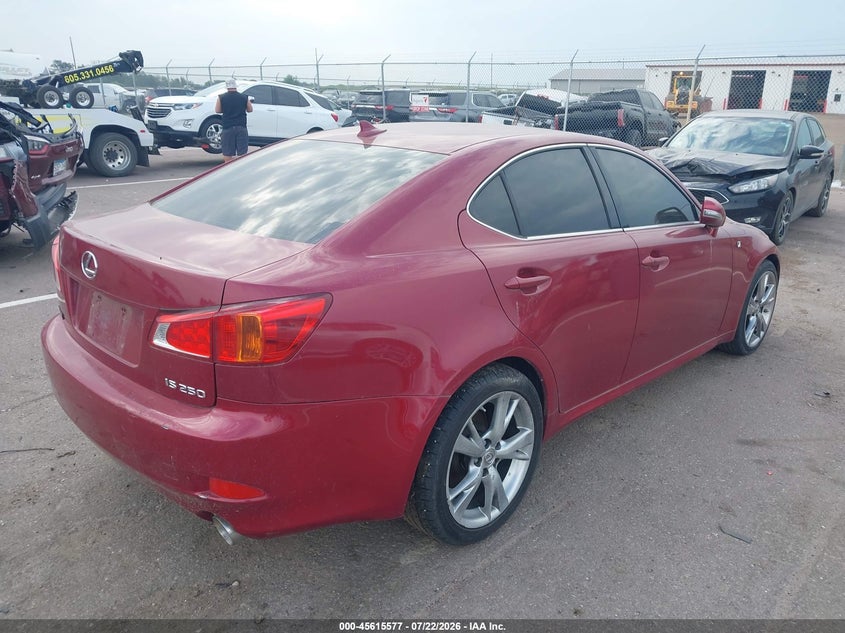 Vin: jthbf5c21a5112830, lot: 46114027, lexus is 250 20104
