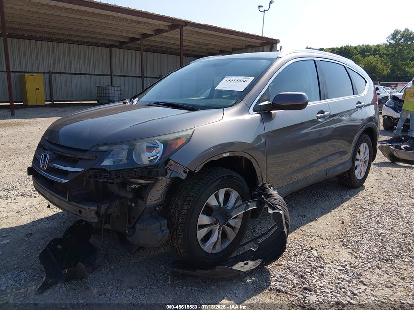 2013 Honda CR-V, Удар спереди, IAAI, VIN 5J6RM3H71DL049012 — фото 2