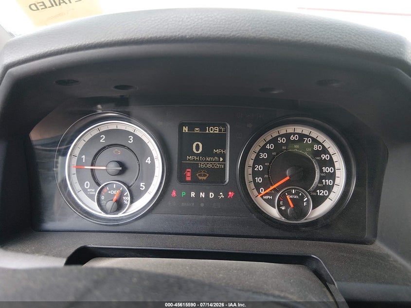 2017 Ram 2500 Slt 4X4 6'4 Box VIN: 3C6UR5DL9HG620532 Lot: 45615590