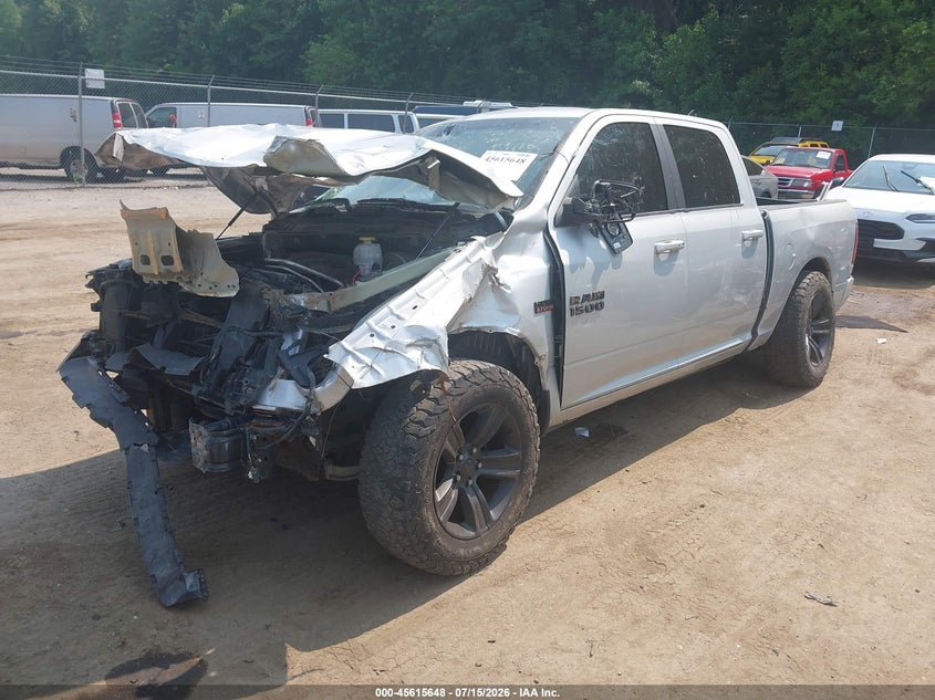 Vin: 1c6rr7mt6js291093, lot: 46114098, ram 1500 sport 20182