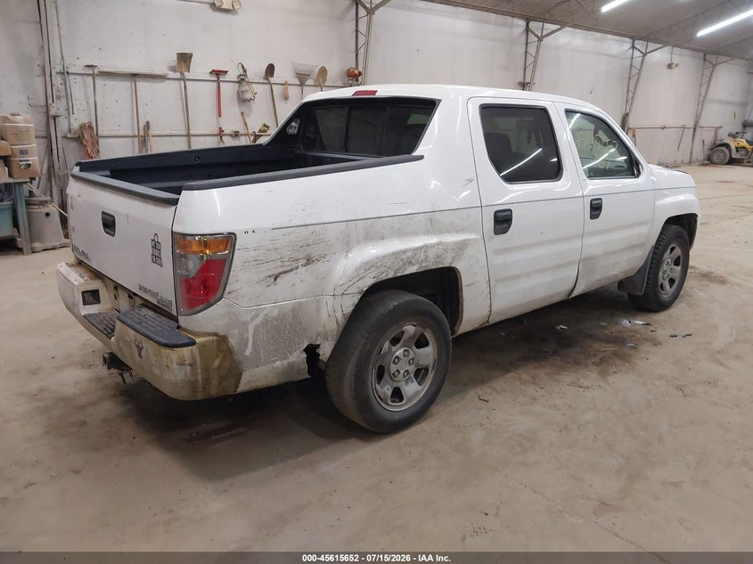 2007 HONDA RIDGELINE auction photo 4