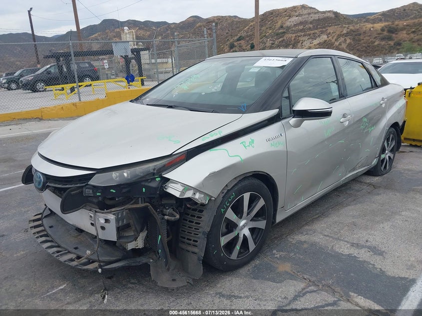 Vin: jtdbvrbd4ja005230, lot: 46114118, toyota mirai 20182