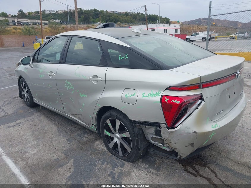Vin: jtdbvrbd4ja005230, lot: 46114118, toyota mirai 20183