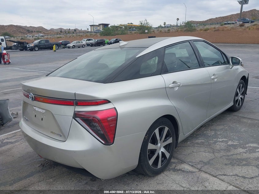 Vin: jtdbvrbd4ja005230, lot: 46114118, toyota mirai 20184
