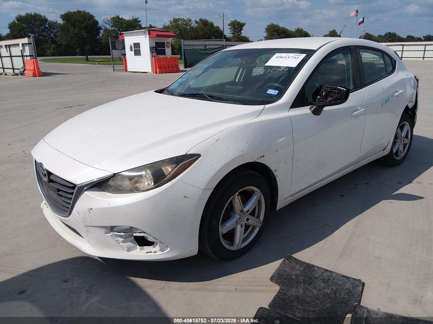 Vin: jm1bm1k71e1203168, lot: 46114202, mazda mazda3 i sport 20142