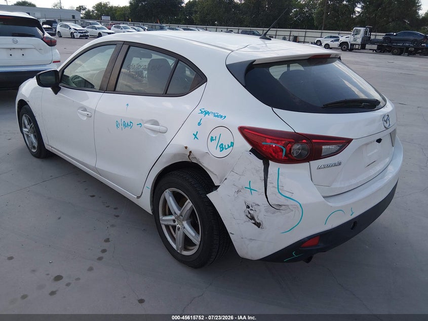 Vin: jm1bm1k71e1203168, lot: 46114202, mazda mazda3 i sport 20143