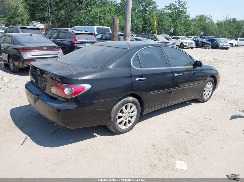 LEXUS ES 300 2002 VIN JTHBF30GX25019035