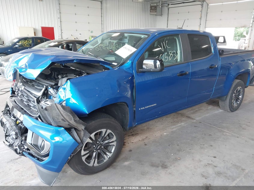 Vin: 1gcgtdenxm1230016, lot: 46114288, chevrolet colorado 4wd  long box z71 20212