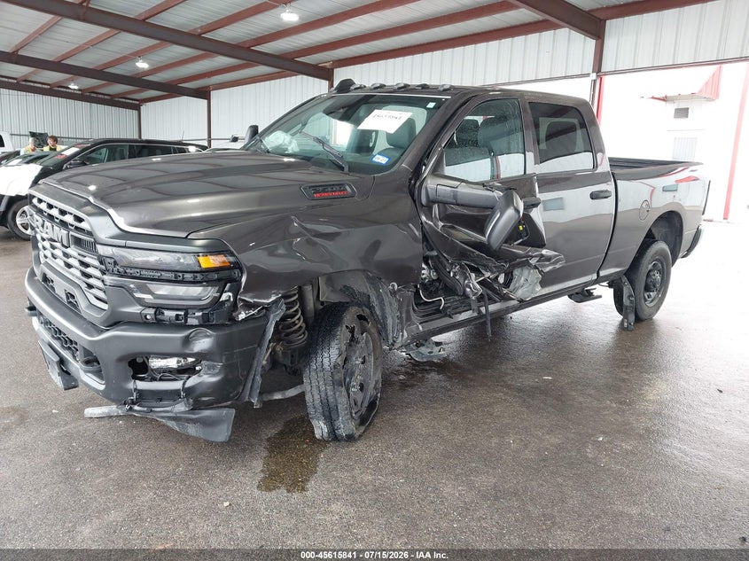 Vin: 3c6ur5cj8sg523765, lot: 46114291, ram 2500 tradesman  4x4 6'4 box 20252