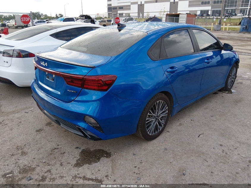 Vin: 3kpf54ad4pe663142, lot: 46114325, kia forte gt-line 20234
