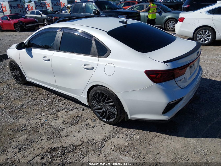 Vin: 3kpf44ac7le256064, lot: 46114395, kia forte gt 20203