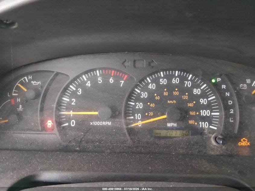 2000 Toyota Tundra Sr5 V8 VIN: 5TBRT3418YS090020 Lot: 45615966