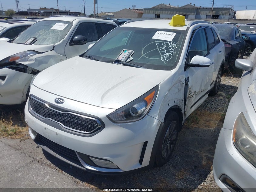 Vin: kndcc3lc8h5077144, lot: 46114432, kia niro ex 20172