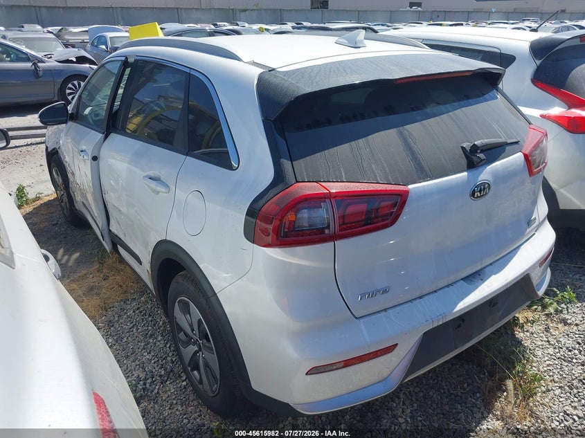 Vin: kndcc3lc8h5077144, lot: 46114432, kia niro ex 20173