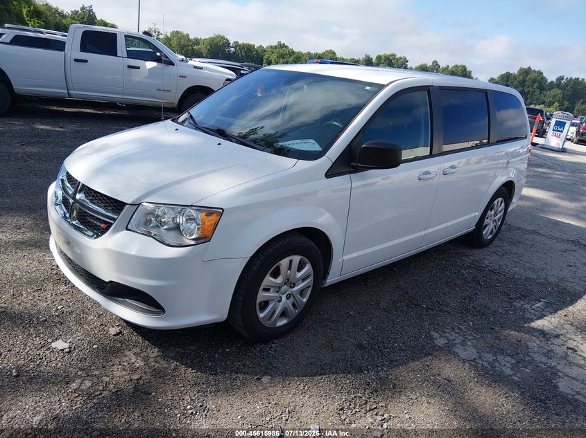 Vin: 2c4rdgbg4jr313039, lot: 46114436, dodge grand caravan se 20182