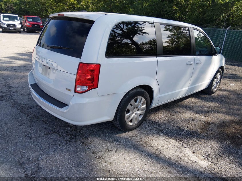 Vin: 2c4rdgbg4jr313039, lot: 46114436, dodge grand caravan se 20184
