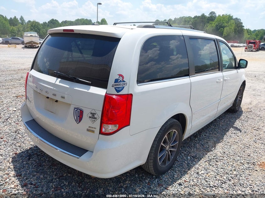 Vin: 2c4rdgcg4hr699972, lot: 46114440, dodge grand caravan sxt 20174