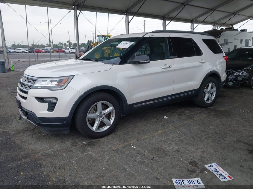 Vin: 1fm5k7dh6jga04194, lot: 46114475, ford explorer xlt 20182