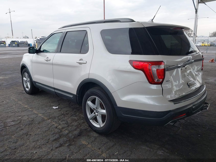 Vin: 1fm5k7dh6jga04194, lot: 46114475, ford explorer xlt 20183