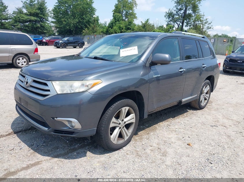 Vin: 5tdyk3eh2bs047284, lot: 46114484, toyota highlander limited v6 20112