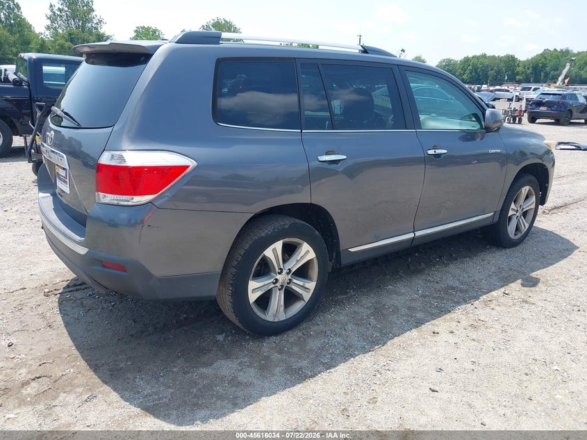 Vin: 5tdyk3eh2bs047284, lot: 46114484, toyota highlander limited v6 20114