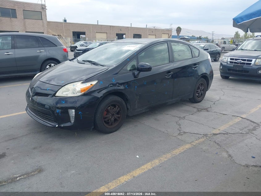 2012 Toyota Prius, По кругу, IAAI, VIN JTDKN3DU8C5442735 — фото 2