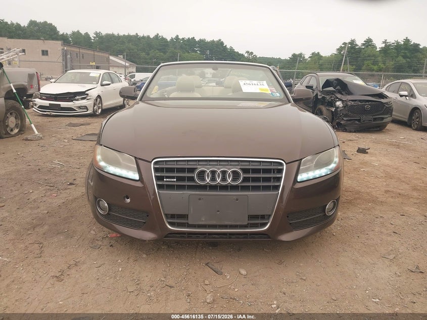 2012 Audi A5 2.0T Premium VIN: WAULFAFH8CN002873 Lot: 45616135