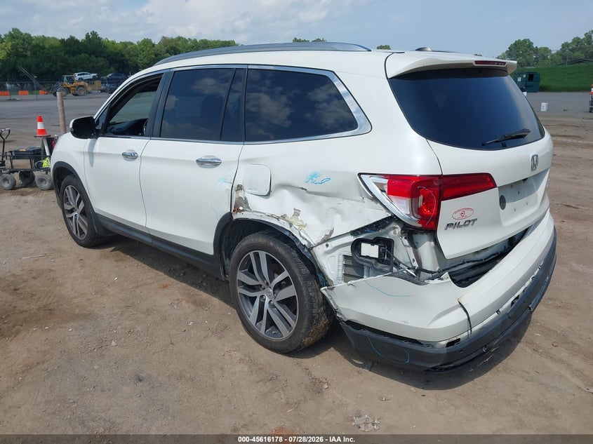 Vin: 5fnyf6h06jb062675, lot: 46114628, honda pilot elite 20183