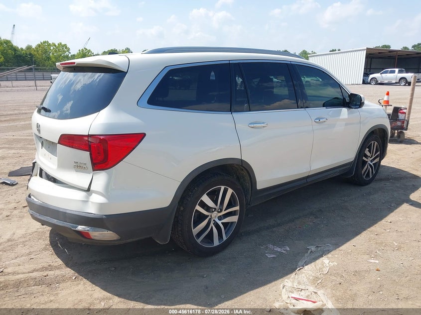 Vin: 5fnyf6h06jb062675, lot: 46114628, honda pilot elite 20184
